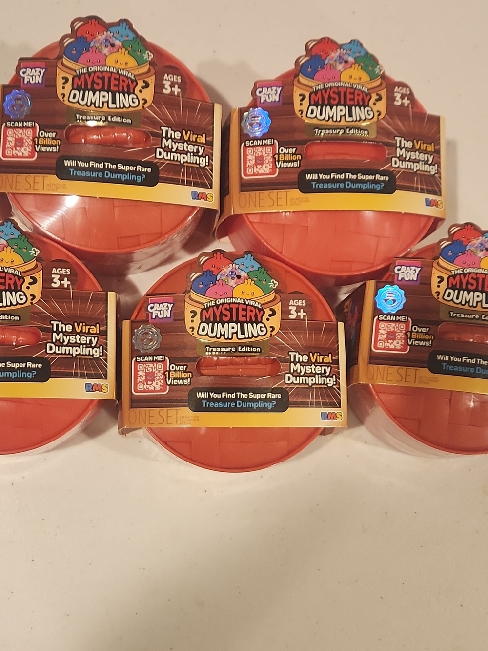 RMS Crazy Fun Mystery Dumpling Treasure Edition - Lot Of 5 New In Box!!!!!